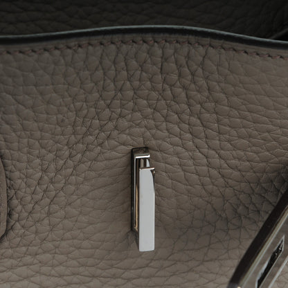 Hermes Taurillon Clemence Birkin 35 Etain 17 of 25