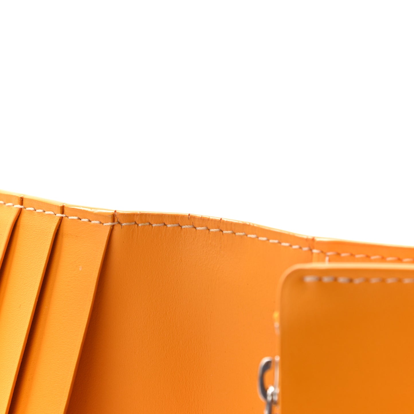 Goyardine Richelieu Wallet Yellow