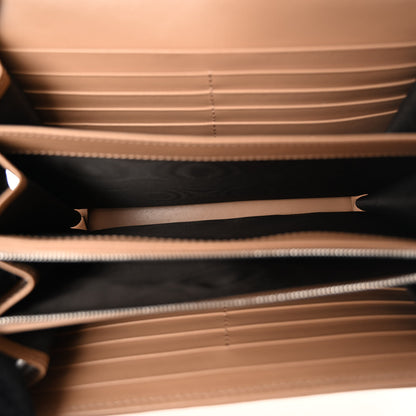 Gucci Calfskin Matelasse Aria GG Marmont Chain Wallet Camelia 5 of 9