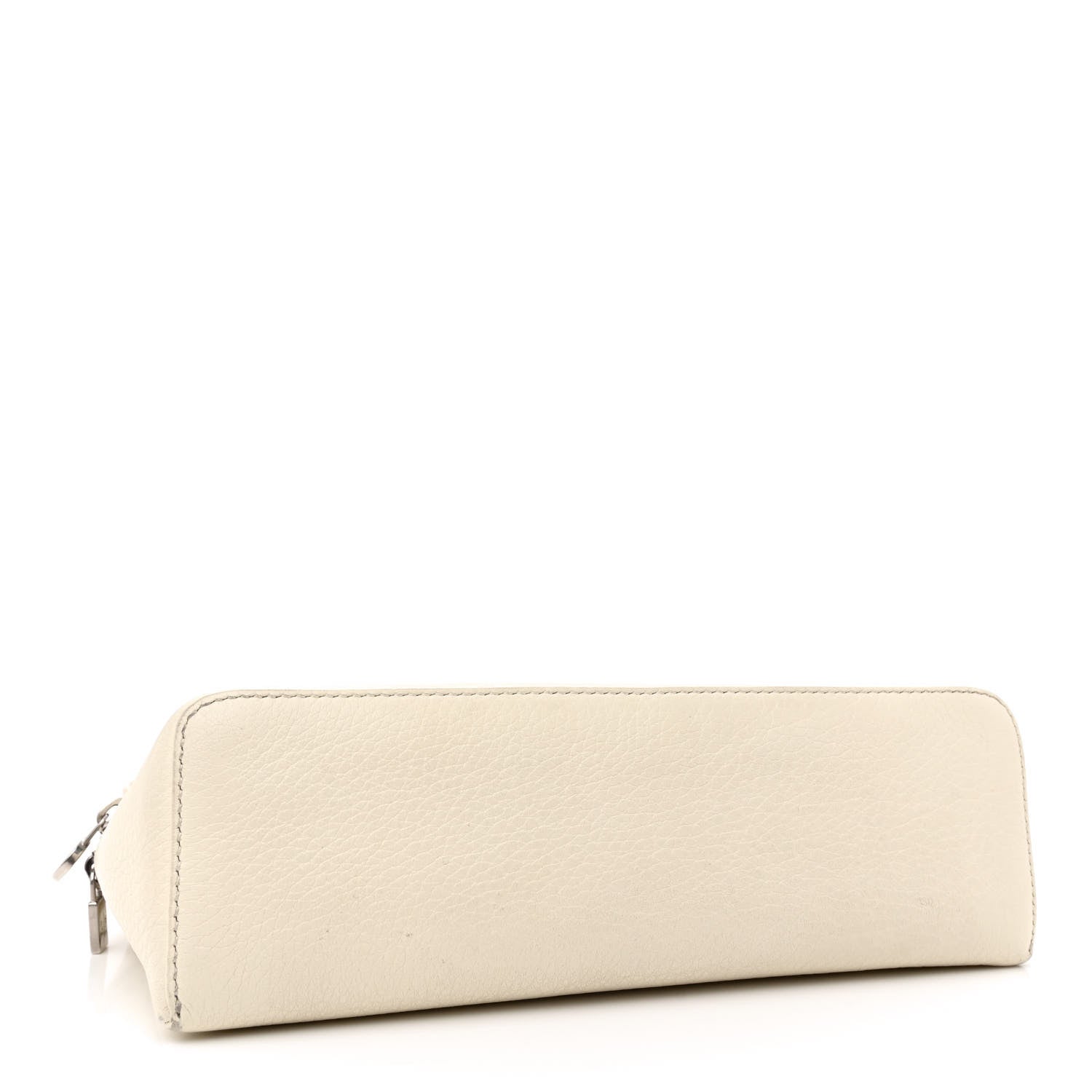 Loro Piana Grained Calfskin L19 Extra Pocket Pouch Whisper White 4 of 14