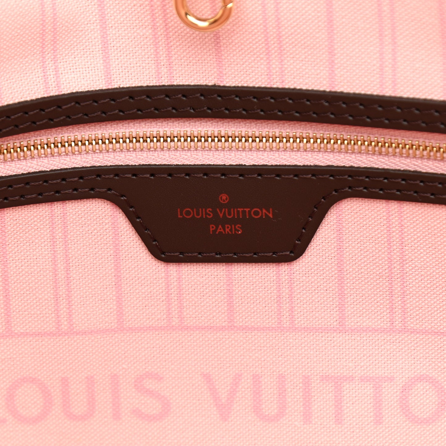 Damier Ebene Neo Neverfull MM Rose Ballerine
