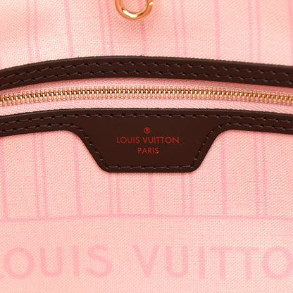 Louis Vuitton Damier Ebene Neo Neverfull MM Rose Ballerine 7 of 10
