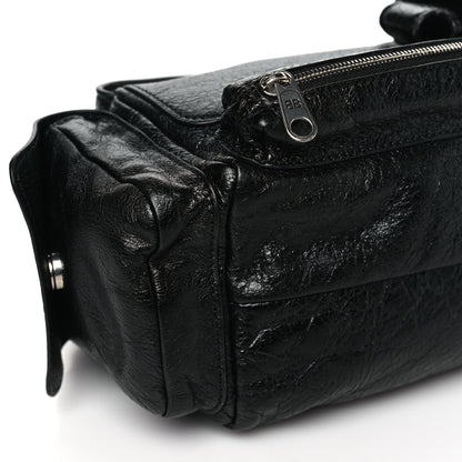 Balenciaga Agneau Arena Superbusy XS Sling Zip Shoulder Bag Black 9 of 11