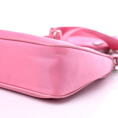 Prada Nylon Re-Edition 2005 Shoulder Bag Begonia 12 of 12