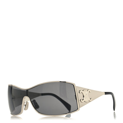 Celine Metal Triomphe Sunglasses CL40283U Silver Black 1 of 7