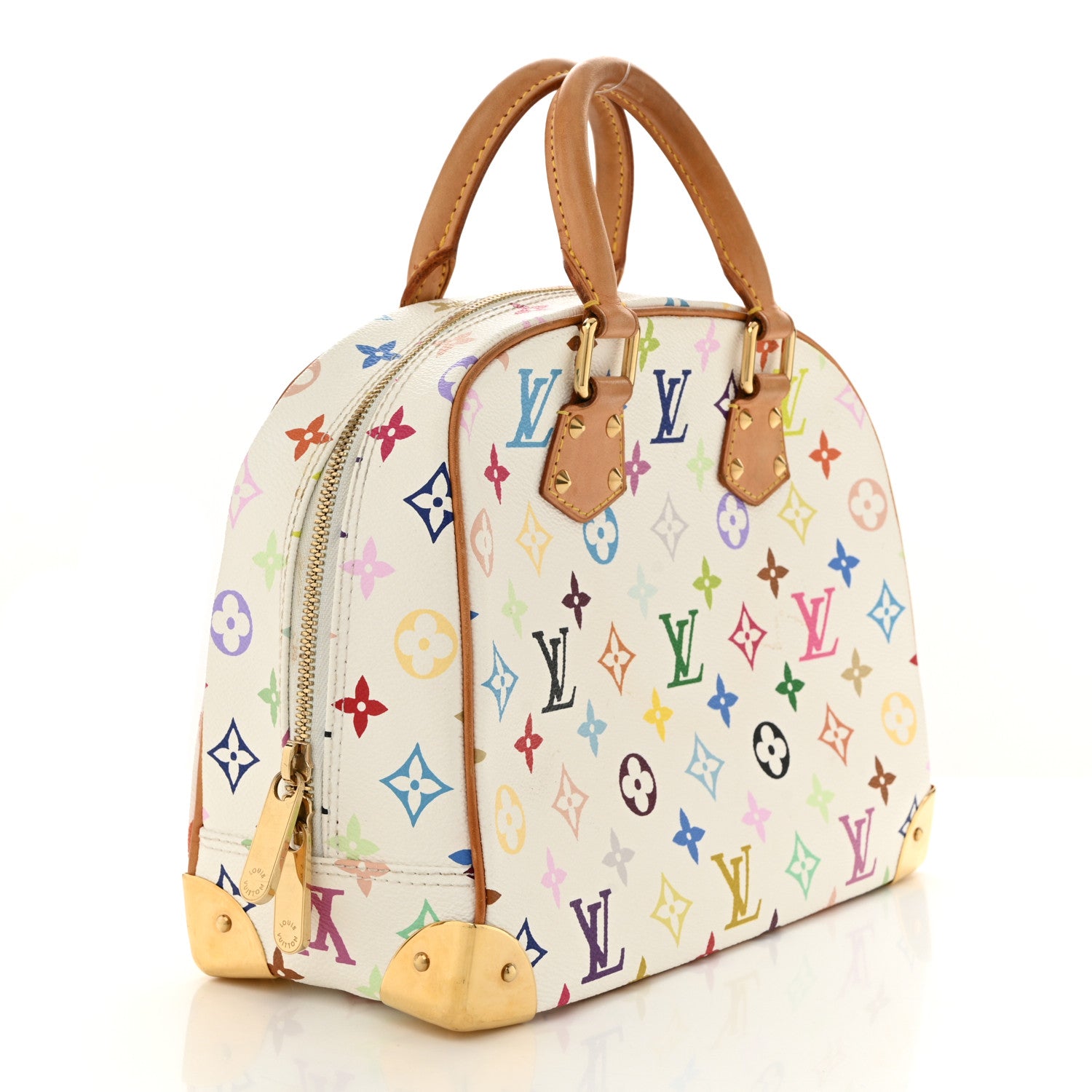 Louis Vuitton Monogram Multicolor Trouville White 3 of 10