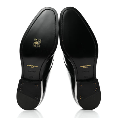 Saint Laurent Patent Calfskin Montaigne 25 Uniform 39.5 Black 5 of 9