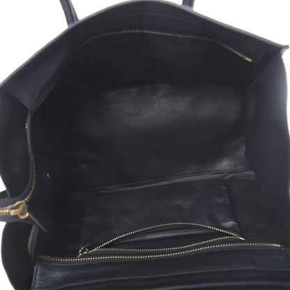 Celine Supple Calfskin Mini Luggage Black 4 of 9