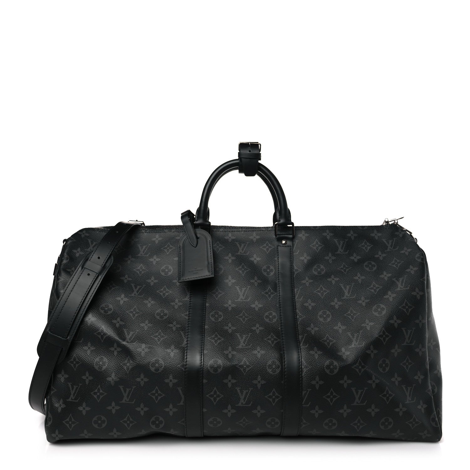 Louis Vuitton Monogram Eclipse Keepall Bandouliere 55 1 of 7