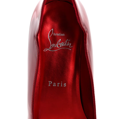 Christian Louboutin Metallic Patent Psychic Hot Chickita Flats 38.5 Loubi 6 of 7