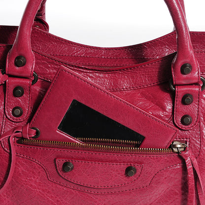 Balenciaga Agneau Classic Hardware City Cassis 13 of 14