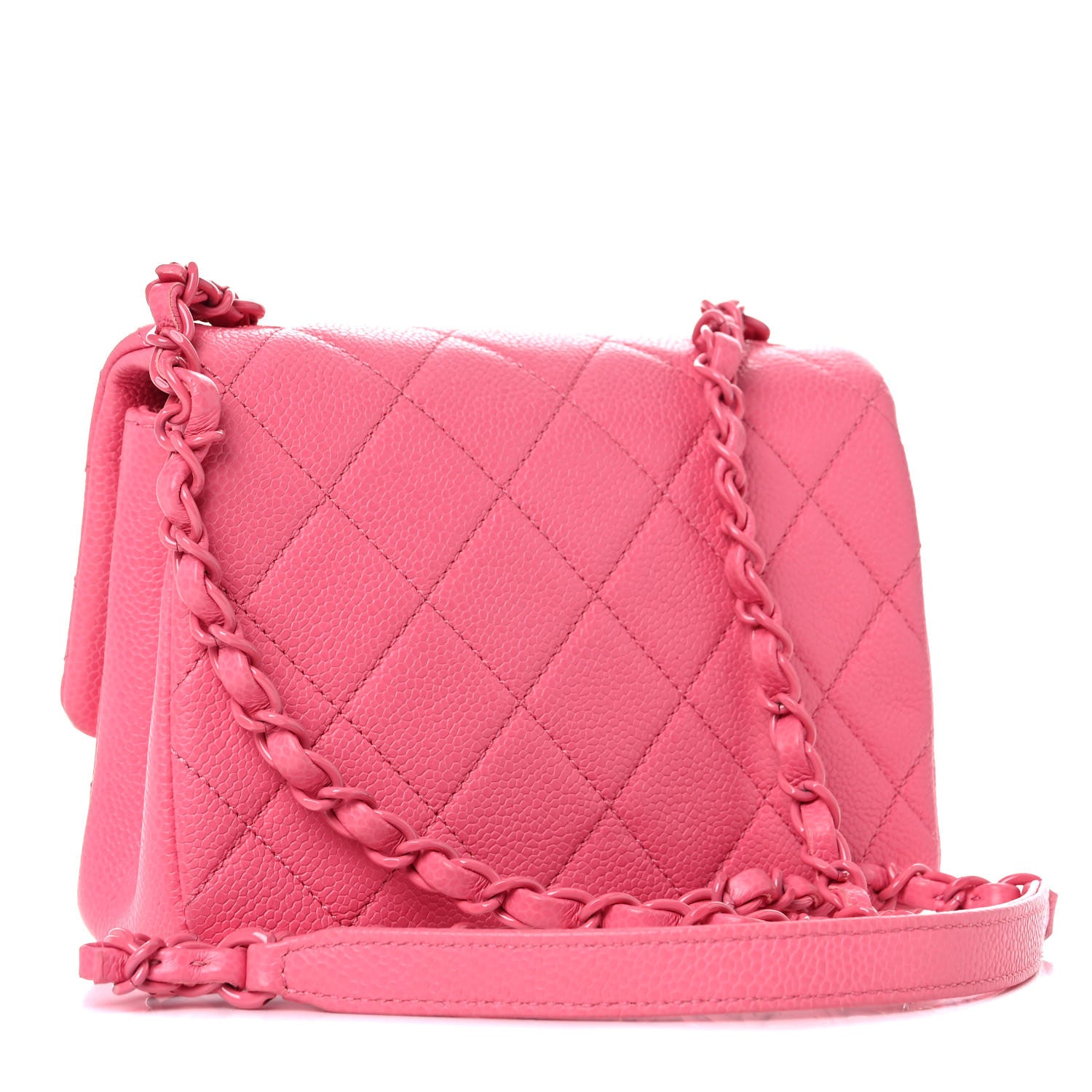 Chanel Caviar Quilted Mini Incognito Square Flap Pink 2 of 14