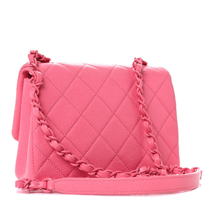 Chanel Caviar Quilted Mini Incognito Square Flap Pink 2 of 14