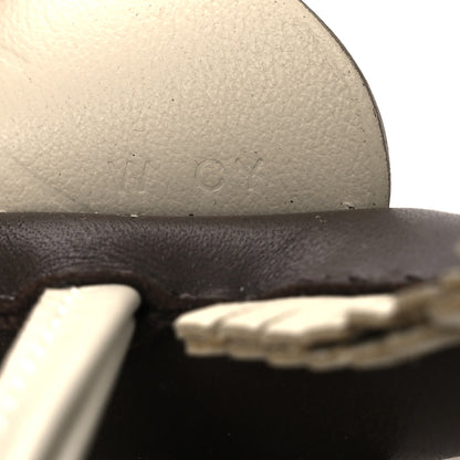Hermes Milo Lambskin Grigri Rodeo Pegase Horse Bag Charm PM Chocolat Craie 4 of 5