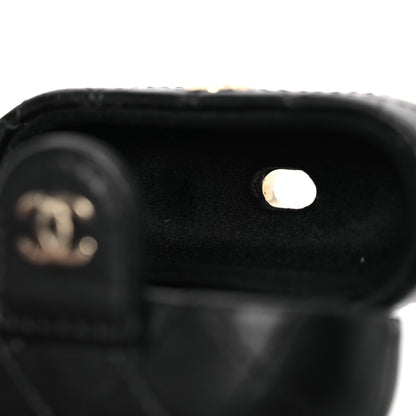 Chanel Lambskin Quilted Airpods Pro Case  Black 3 of 5