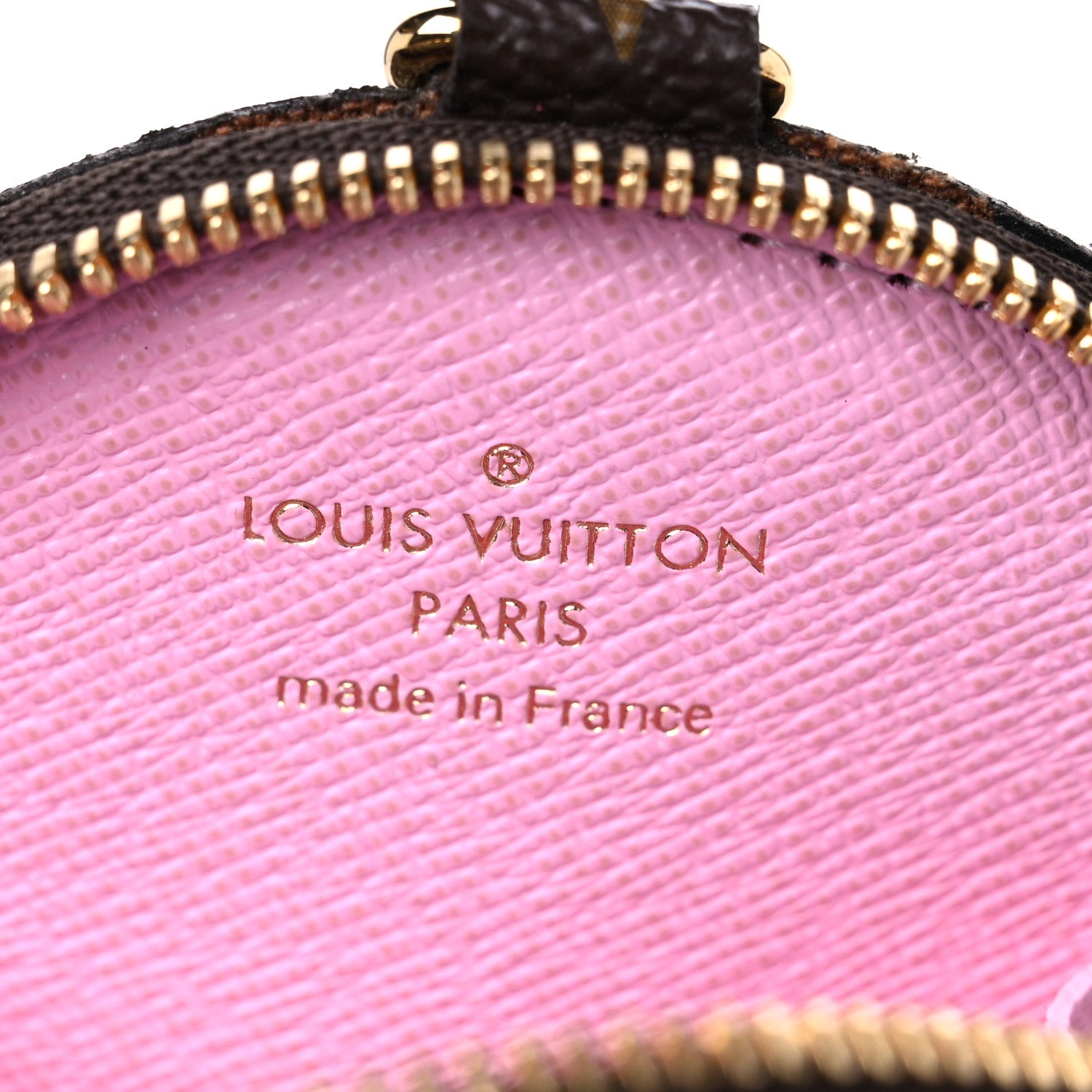 Louis Vuitton Monogram 2021 Christmas Animation Japanese Garden Round Coin Purse Wisteria Pink 5 of 7