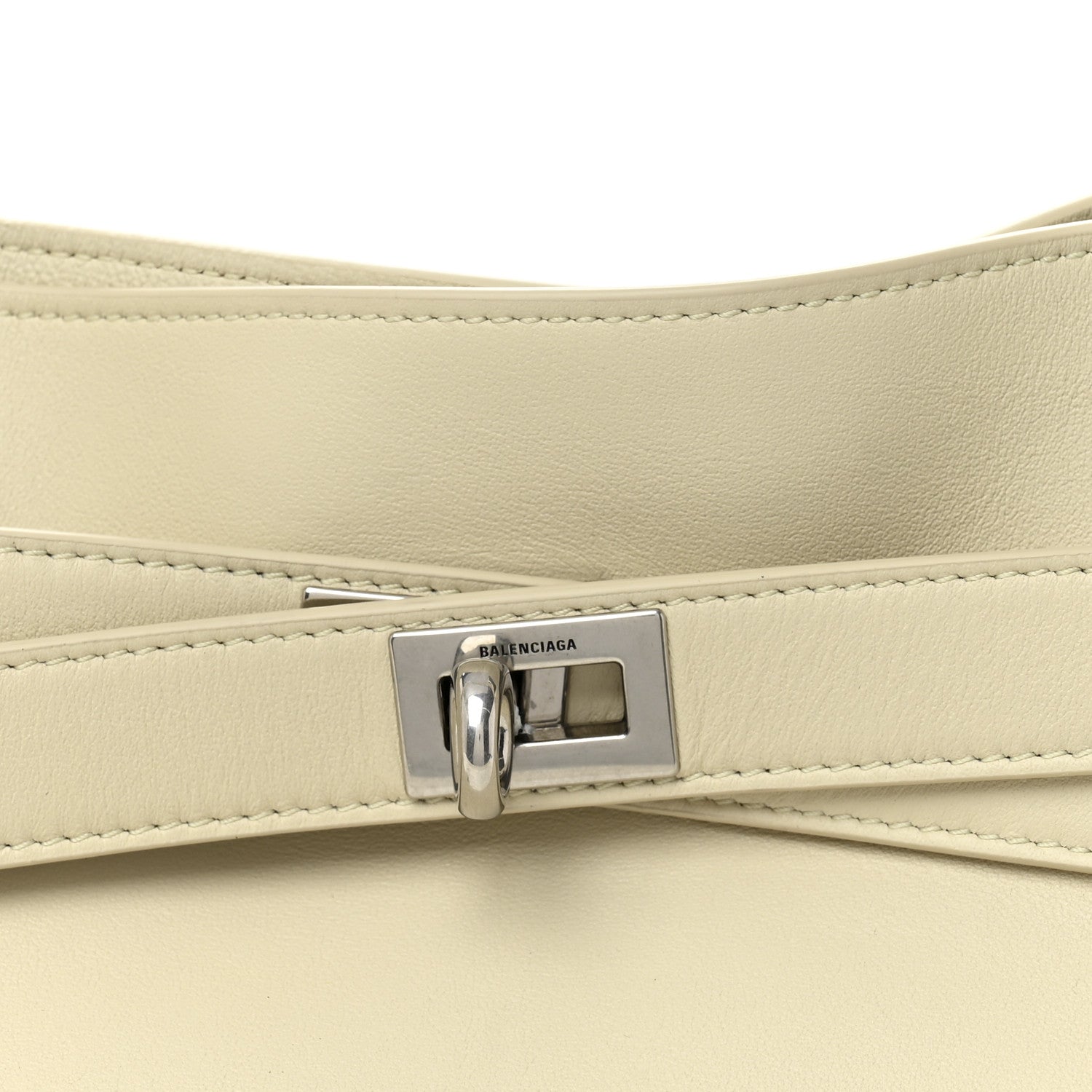 Balenciaga Smooth Calfskin Small Bel Air Shoulder Bag Soya 7 of 9