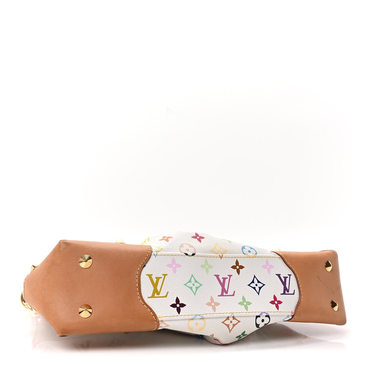 Louis Vuitton Monogram Multicolor Judy MM White 4 of 9