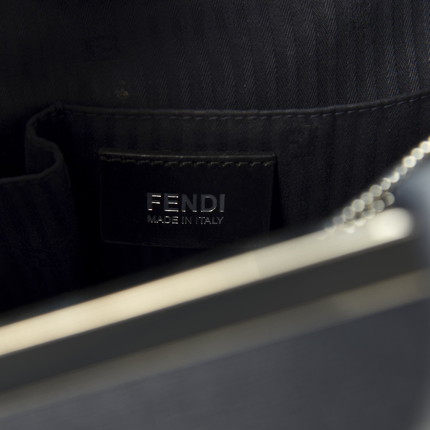 Fendi Vitello Elite Regular 2Jours Tote Lavagna 9 of 11