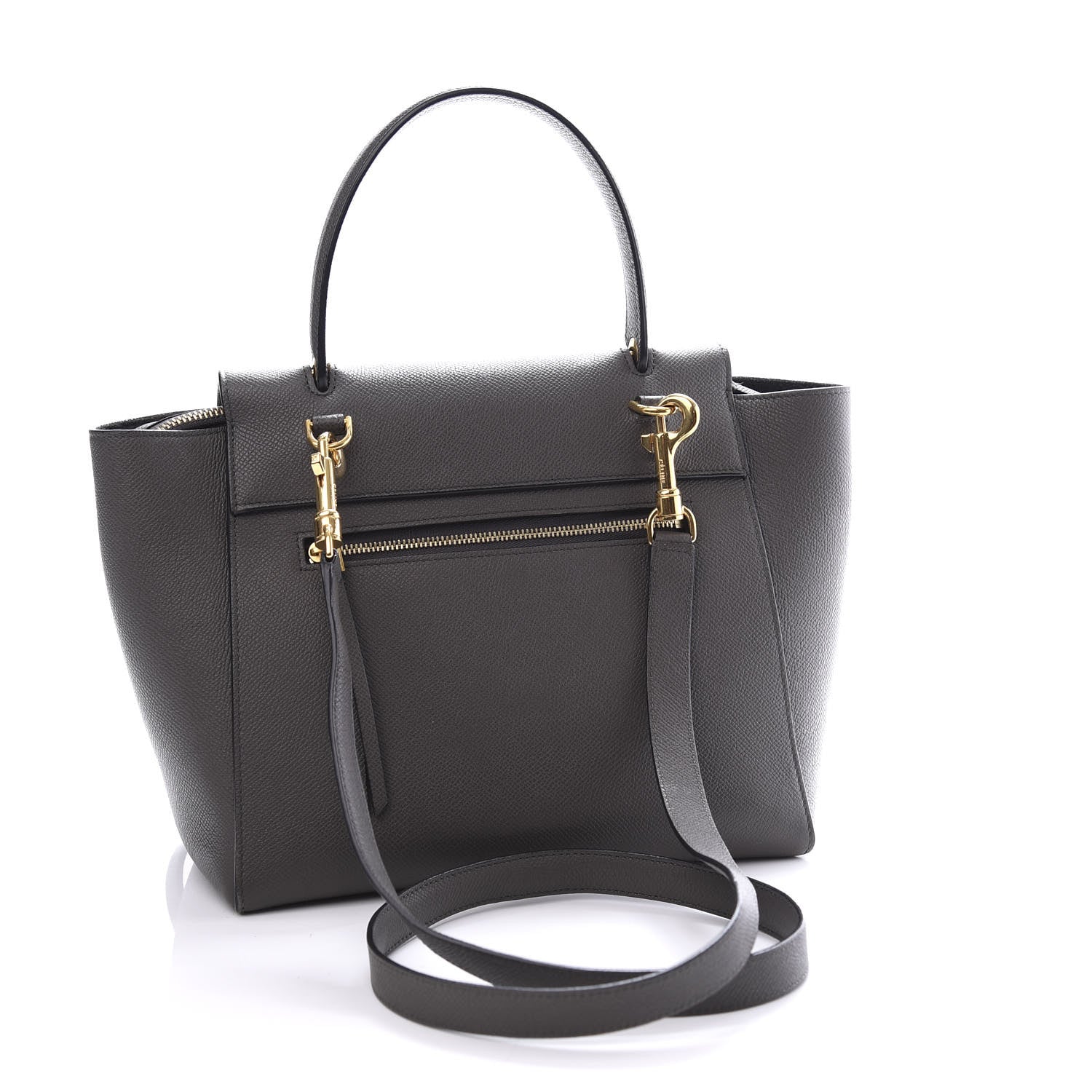 Celine Baby Grained Calfskin Micro Belt Bag Grey 2 of 9