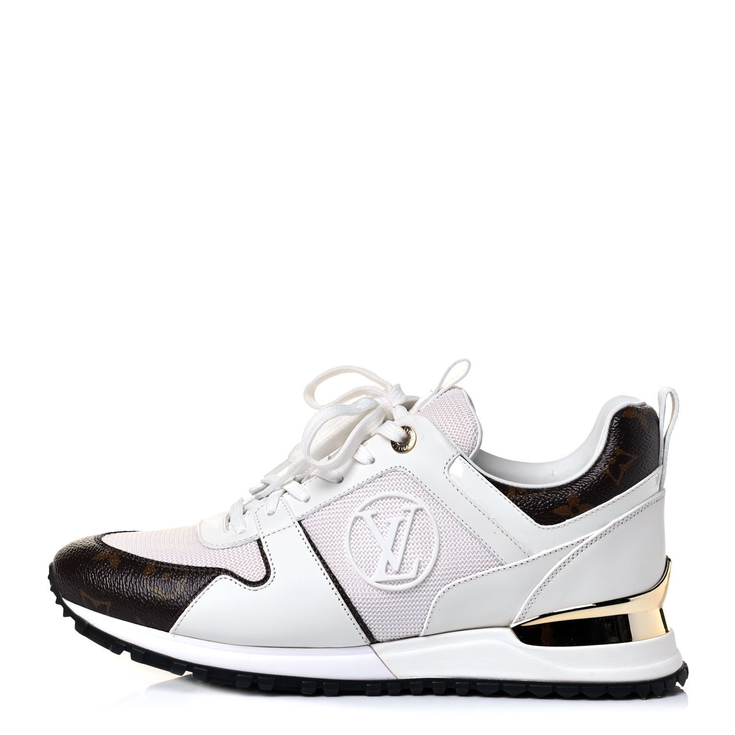 Louis Vuitton Calfskin Monogram Run Away Sneakers 40 White 1 of 9