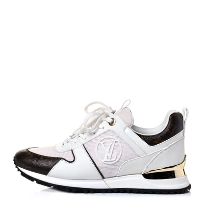 Louis Vuitton Calfskin Monogram Run Away Sneakers 40 White 1 of 9
