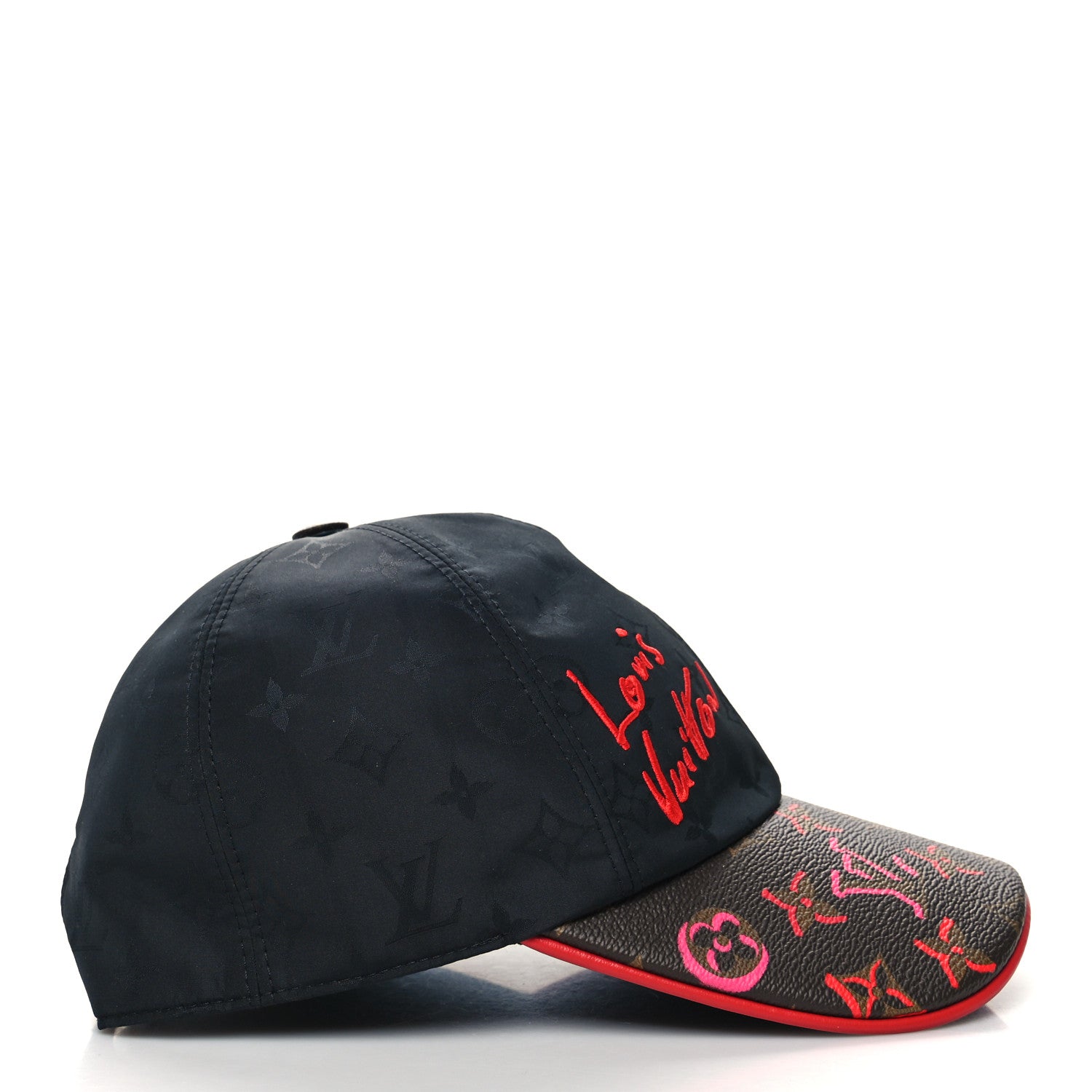Louis Vuitton Monogram Fall in Love Cap M Black 3 of 7