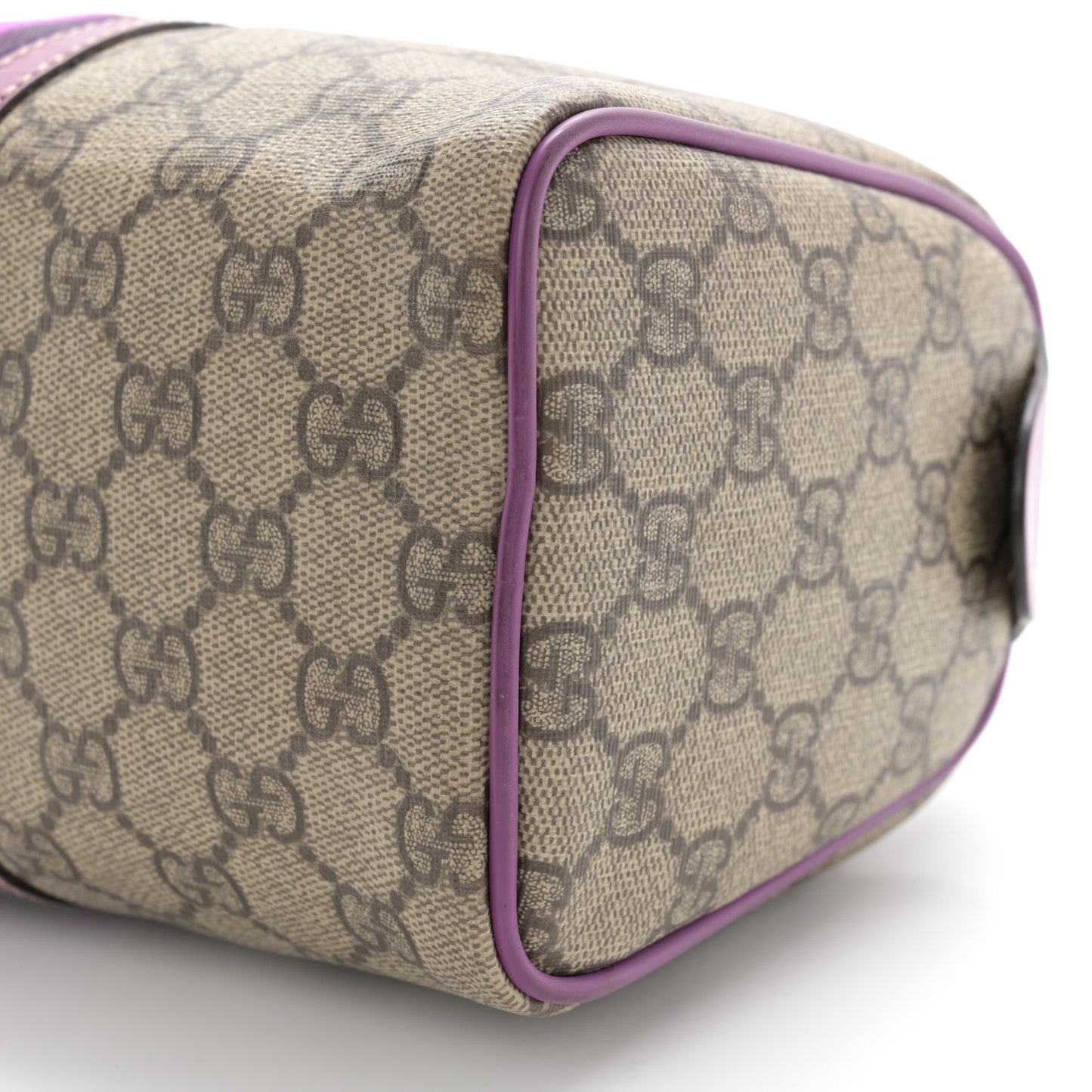 Monogram Vintage Web Small Boston Purple