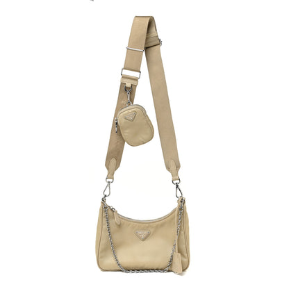 Prada Nylon Re-Edition 2005 Shoulder Bag Deserto 1 of 22