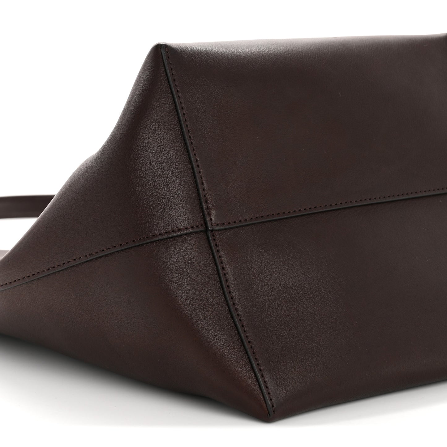 Polished Saddle Calfskin Large N/S Park Tote Chestnut