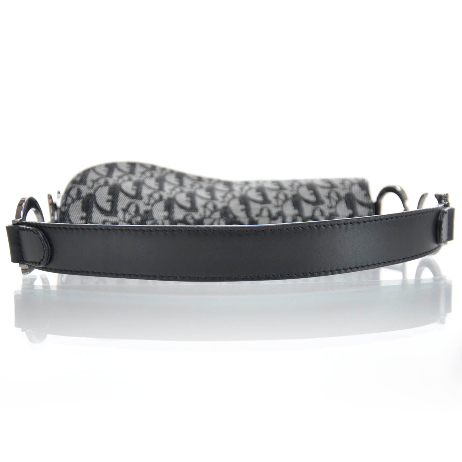 Christian Dior Monogram Saddle Bag Black 6 of 13