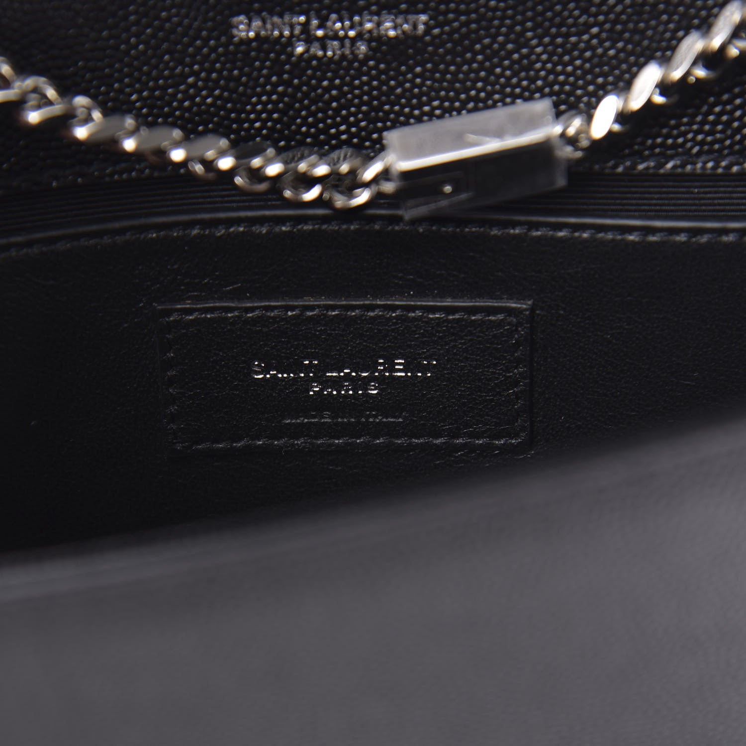 Saint Laurent Calfskin Small Classic Monogram Kate Tassel Satchel Black 6 of 9