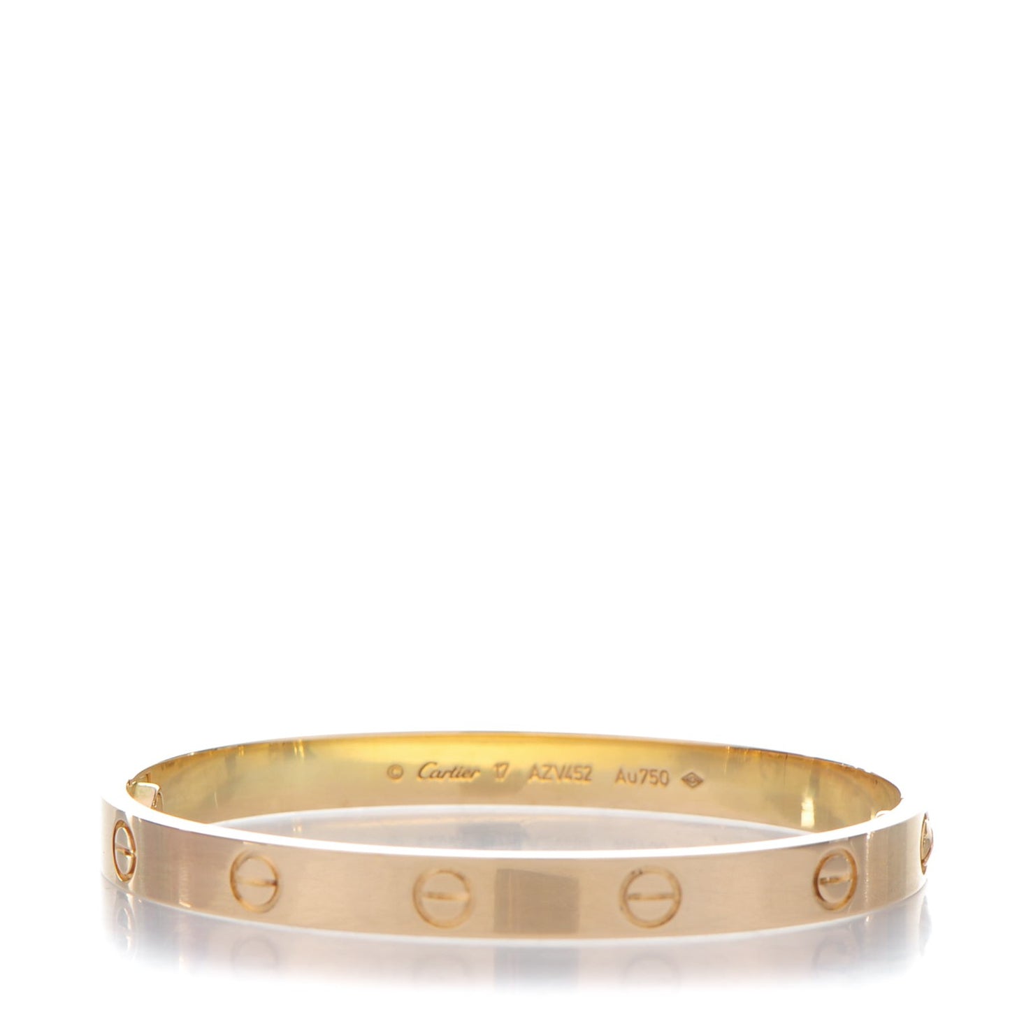 18K Yellow Gold LOVE Bracelet 17