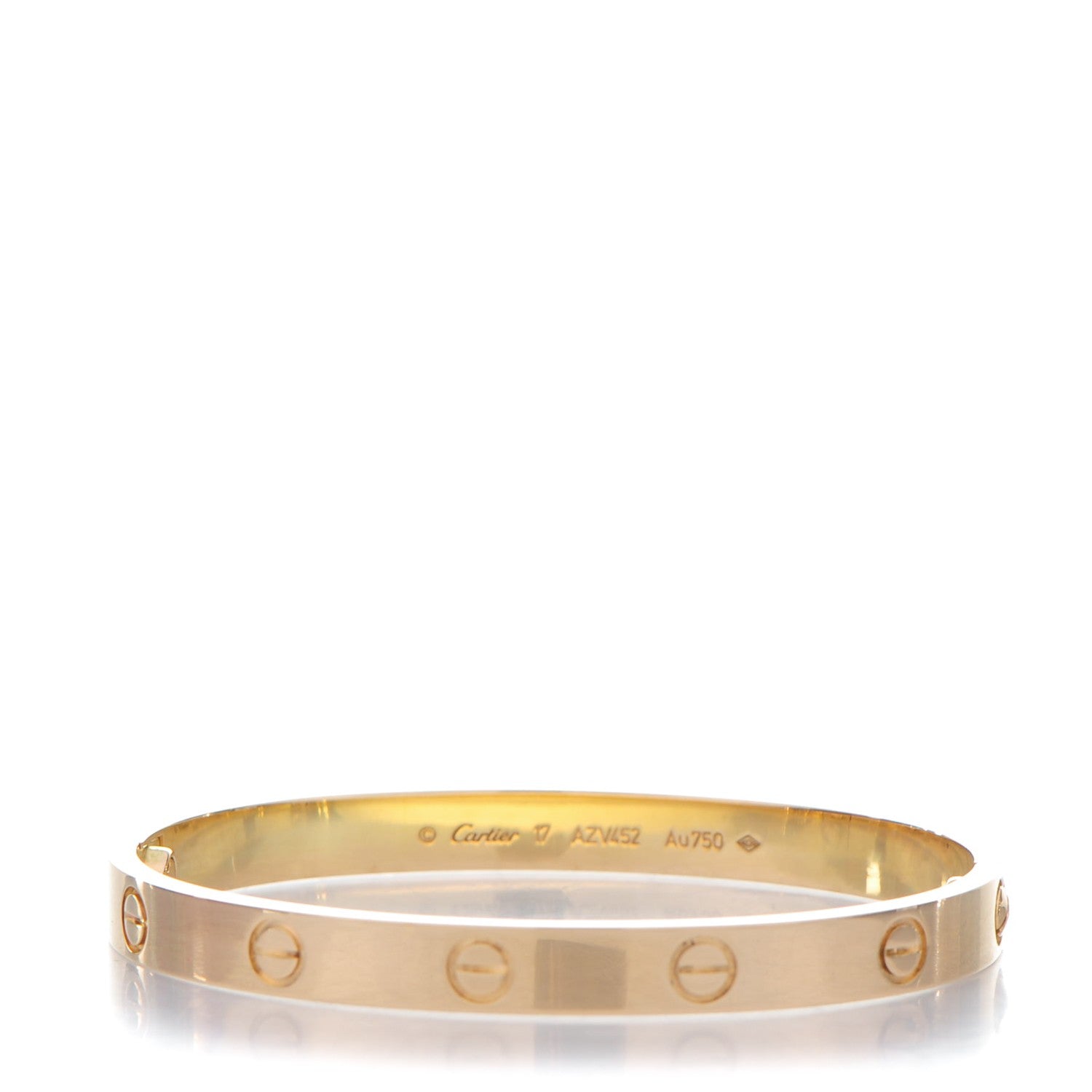Cartier 18K Yellow Gold LOVE Bracelet 17 1 of 6