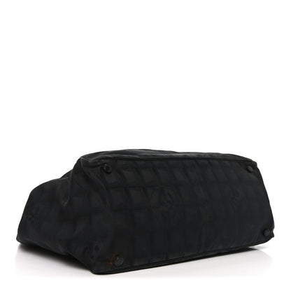 Chanel Nylon Large Travel Tote Black 3 of 9