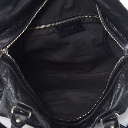 Balenciaga Agneau Classic Hardware S Squash Boston Black 6 of 18