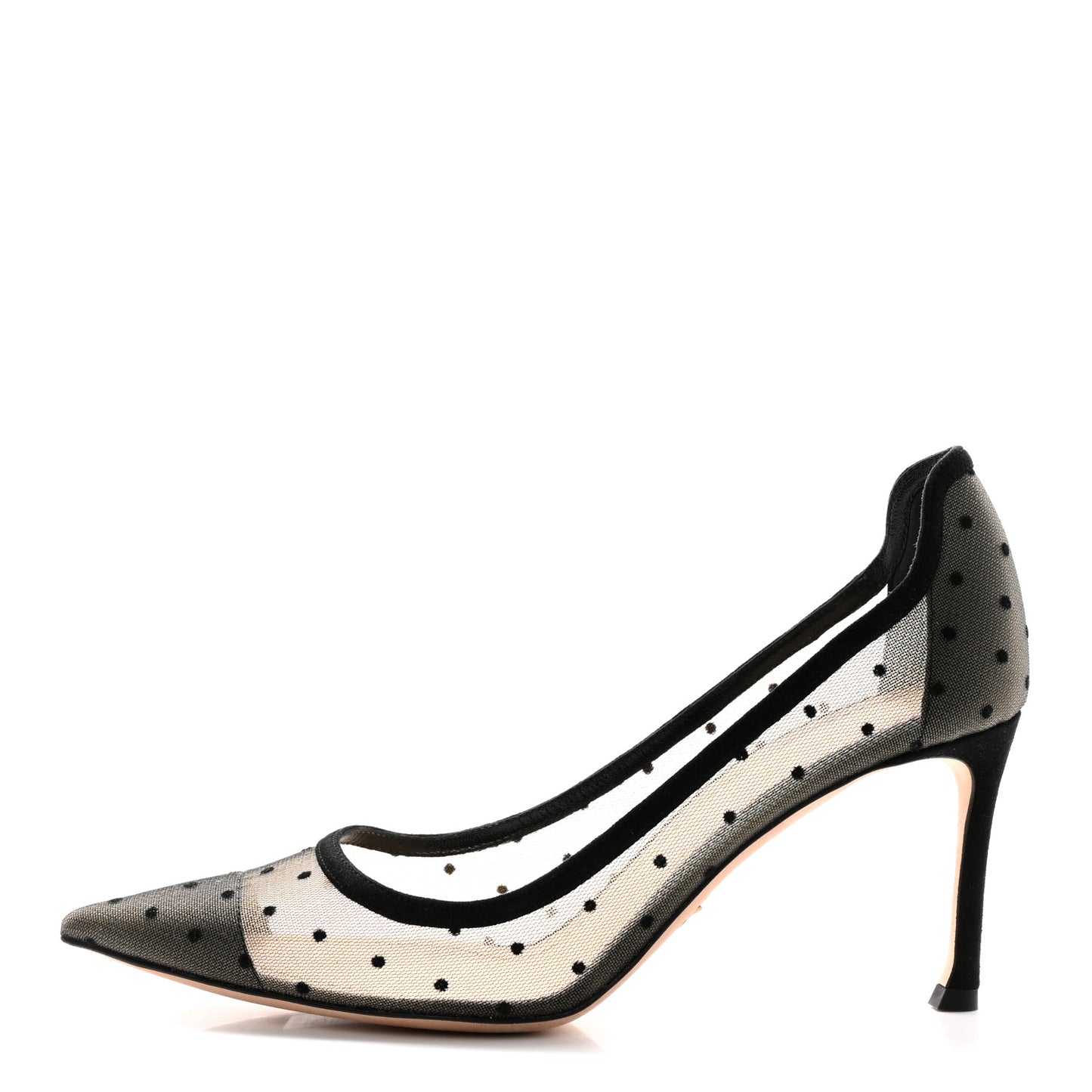 Mesh Plumetis Tulle D-Moi Pumps 37.5 Black
