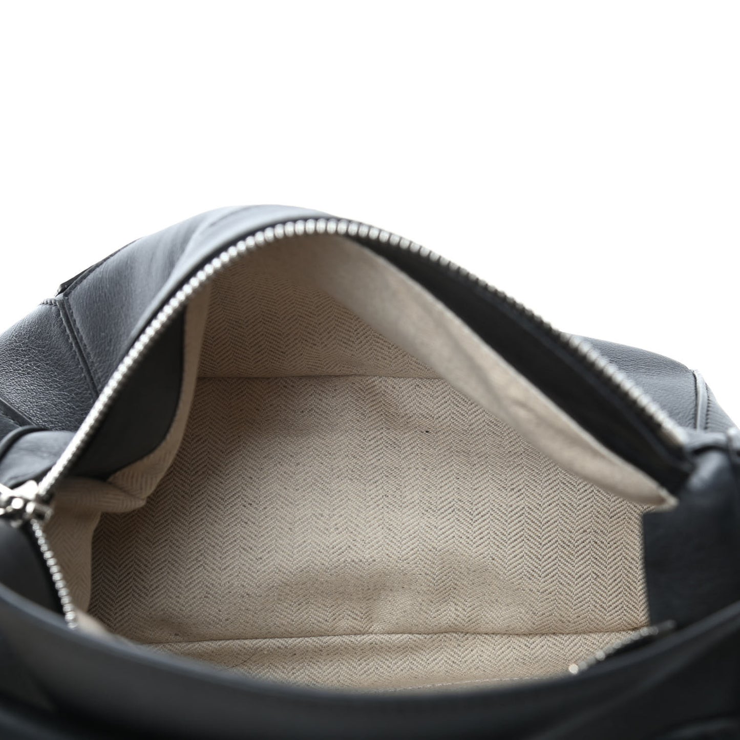 Calfskin Medium Puzzle Bag Black