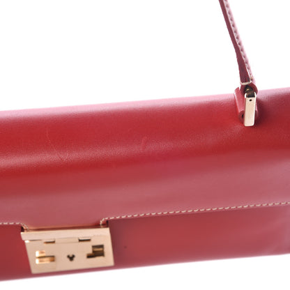 Gucci Calfskin Shoulder Bag Red 11 of 13