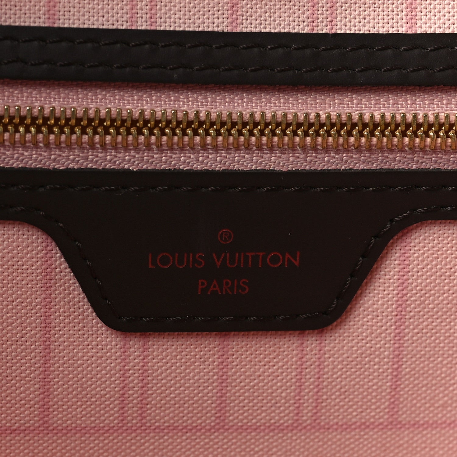 Louis Vuitton Damier Ebene Neo Neverfull MM Rose Ballerine 6 of 9