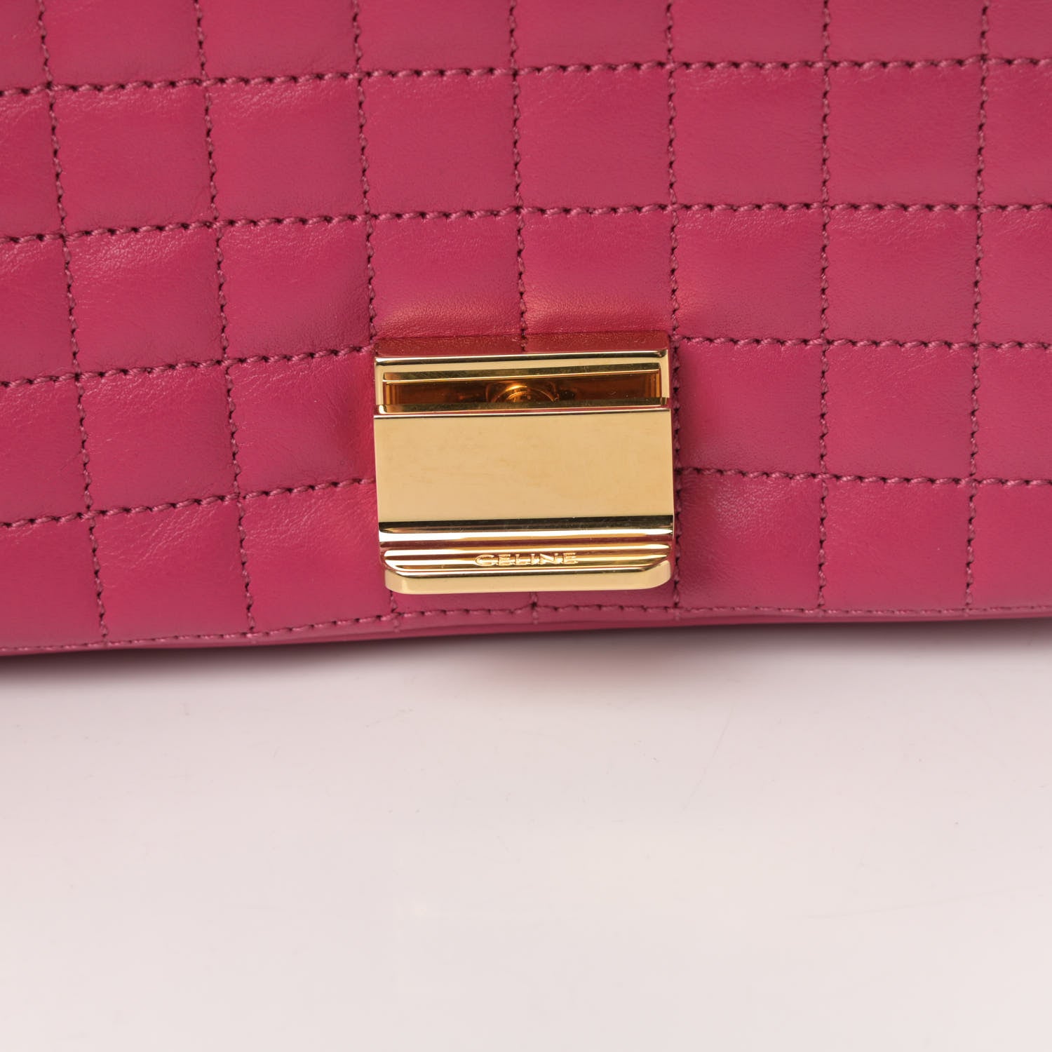 Celine Calfskin Quilted Small C Bag Pink 13 of 13