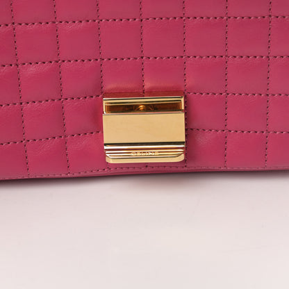 Celine Calfskin Quilted Small C Bag Pink 13 of 13