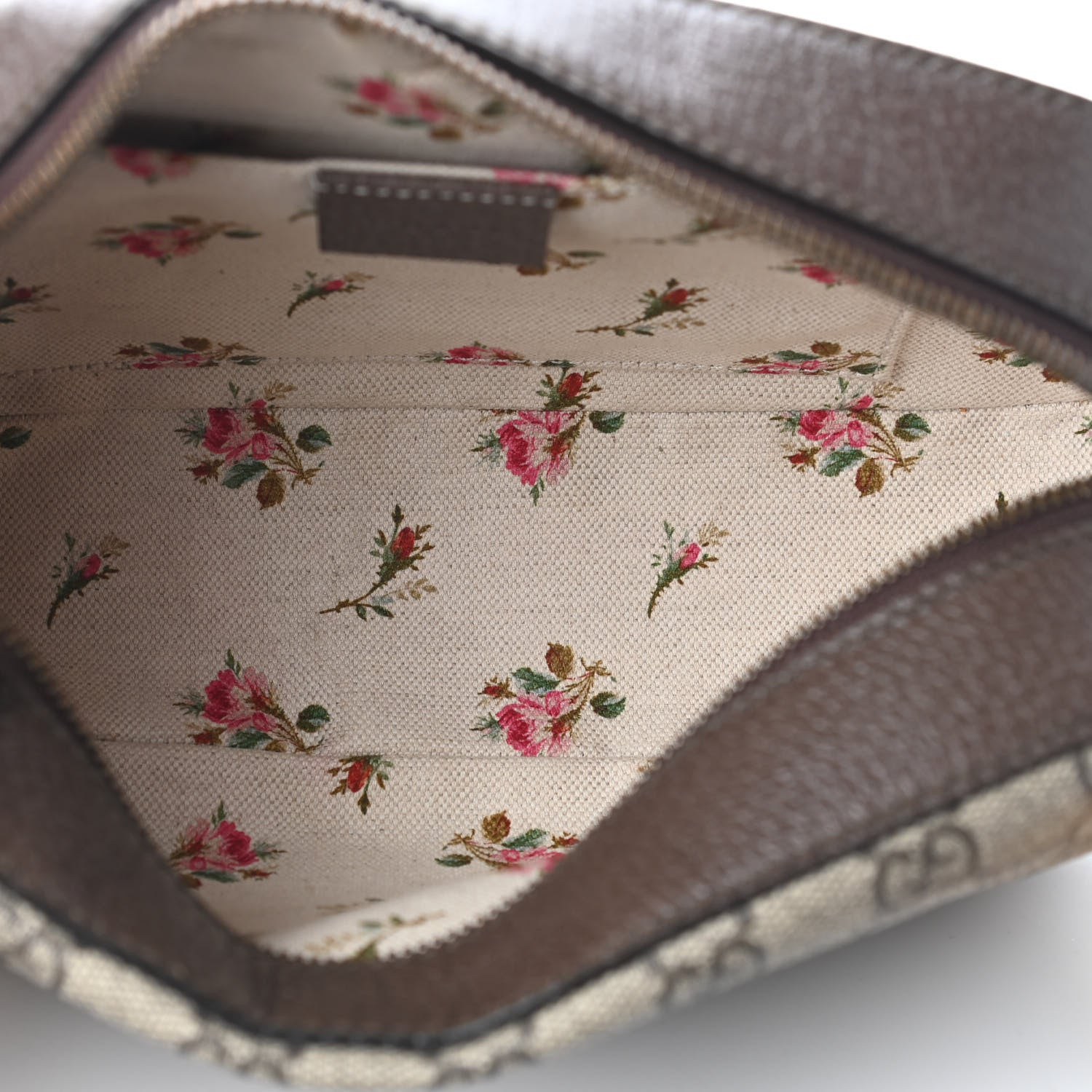 Gucci GG Supreme Monogram Web Neo Vintage Shoulder Bag Beige New Acero Crop 5 of 9