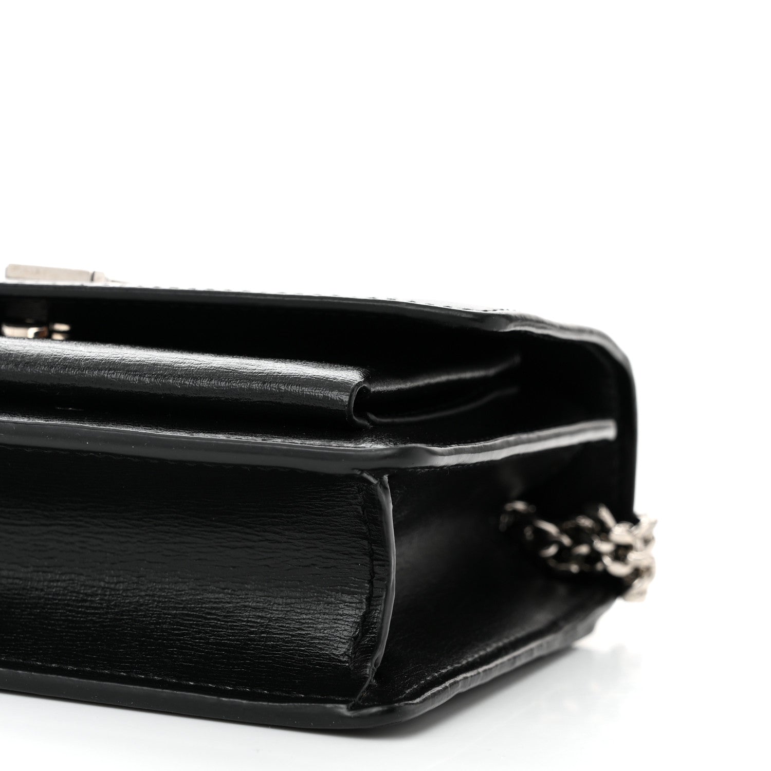 Saint Laurent Calfskin Monogram Sunset Chain Wallet 9 of 9