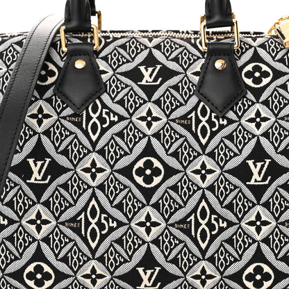 Louis Vuitton Jacquard Since 1854 Speedy Bandouliere 25 Black 8 of 10