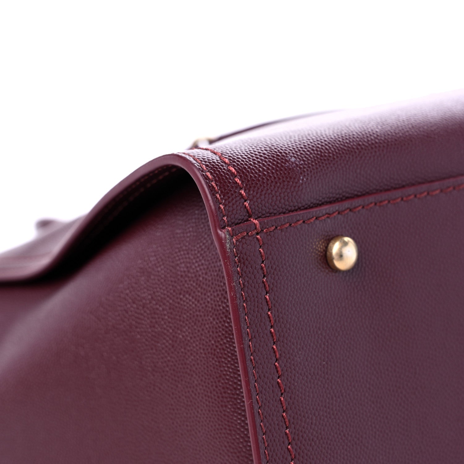Chanel Caviar Small Studded Deauville Tote Burgundy 8 of 11