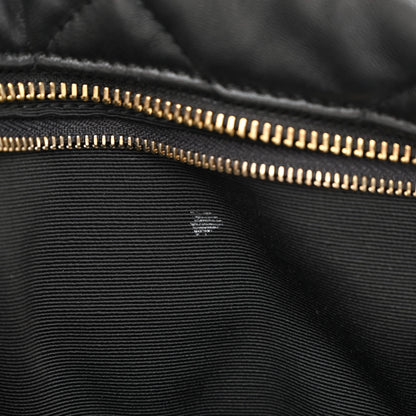 Salvatore Ferragamo Calfskin Quilted Vara Bow Chain Tote Black 8 of 13