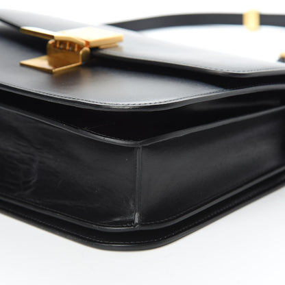 Celine Box Calfskin Medium Classic Box Flap Bag Black 9 of 13