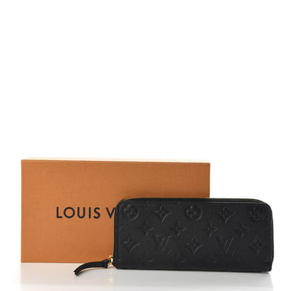 Louis Vuitton Empreinte Clemence Wallet Black 8 of 8