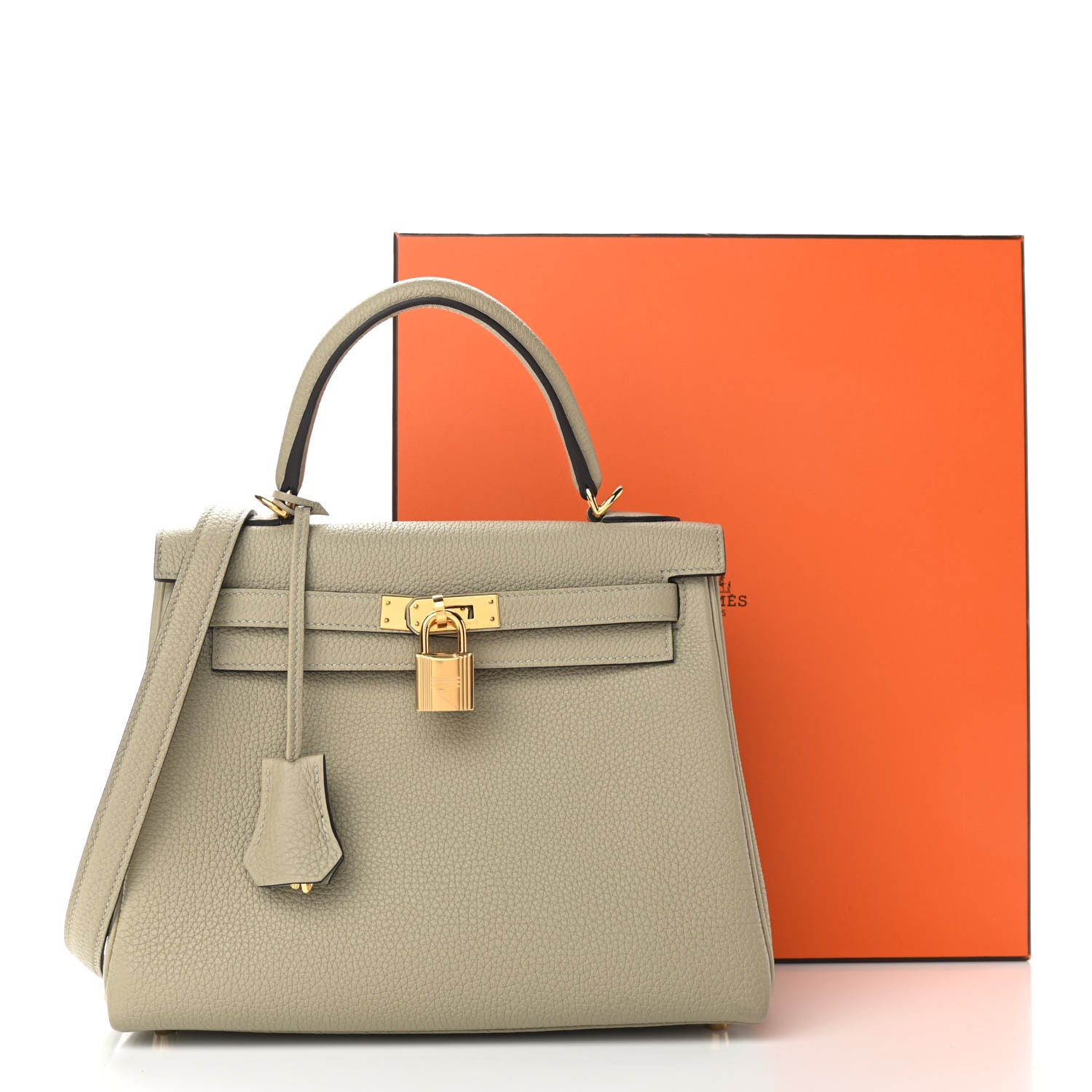 Hermes Togo Kelly Retourne 25 Sauge 11 of 11